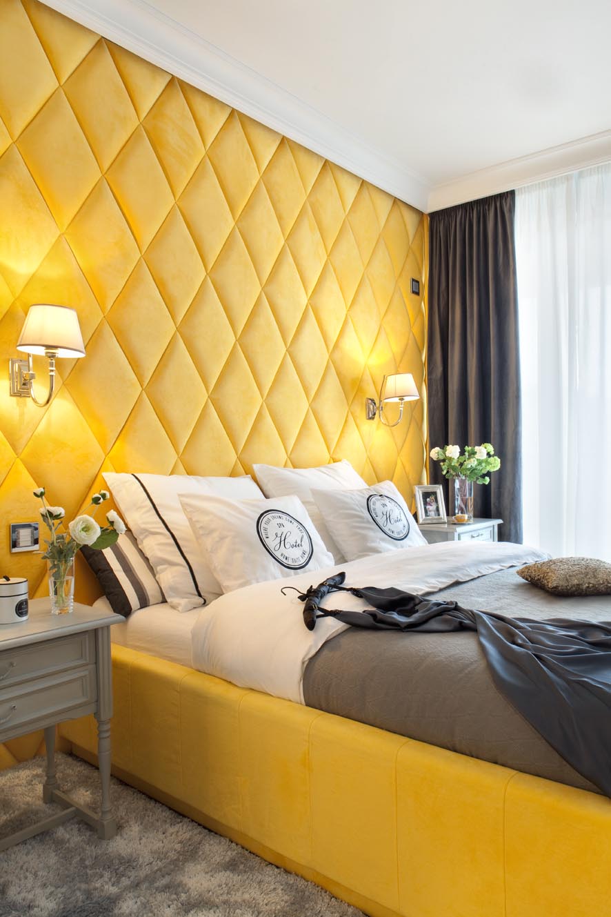 Aranżacja luksusowej sypialni w stylu glamour